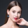 Aretes Titanic   Bermuda Blue/Plateado - Imagen 2