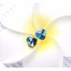 Aretes Titanic   Bermuda Blue/Plateado - Imagen 5
