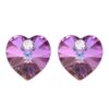Aretes Titanic   Heliotrope/Plateado