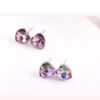 Aretes Titanic   Heliotrope/Plateado - Imagen 4