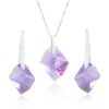 Set Cristal   Lila/Plateado