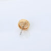 Aretes Pave   Blanco/Dorado - Imagen 3