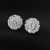 Aretes Brillantes   Blanco/Plateado